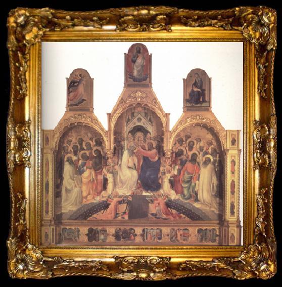 framed  Lorenzo Monaco The Coronation of the Virgin (nn03), ta009-2
